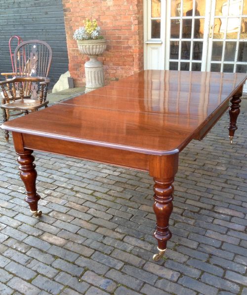 Nineteenth Century Mahogany Pull Out Dining Table