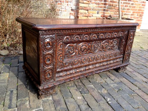 Sixteenth Century Italian Walnut Cassone