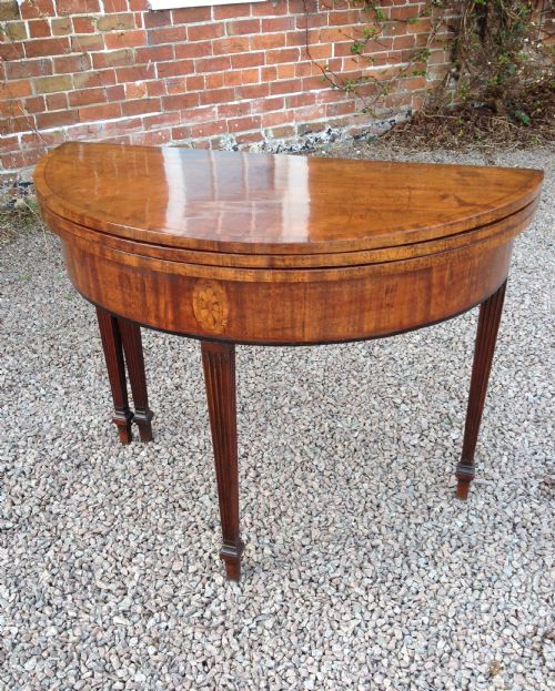 Late Eighteenth Century Double Action Card Table