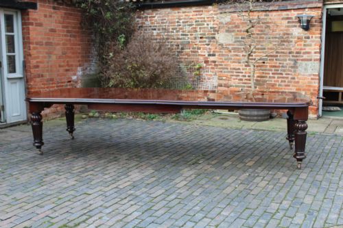 fig 1. Large 19th Century Mahogany Extending Dining Table