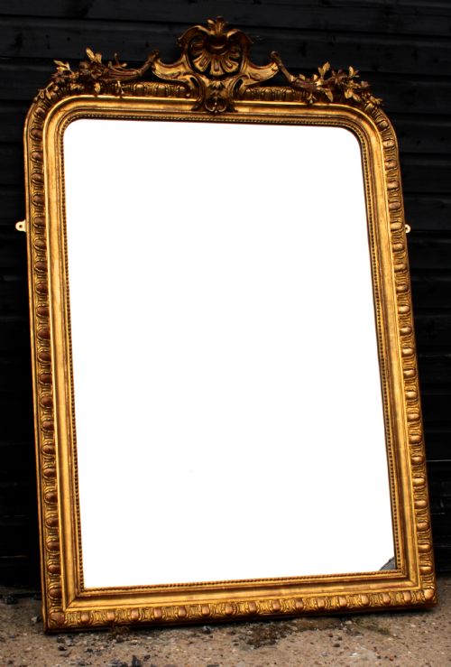 French Nineteenth Century Gilt Mirror