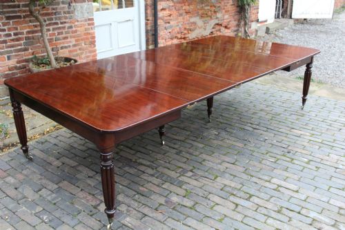 Regency 10ft  Mahogany Dining Table