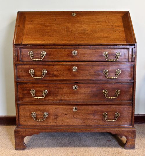 George III Mahogany Bureau