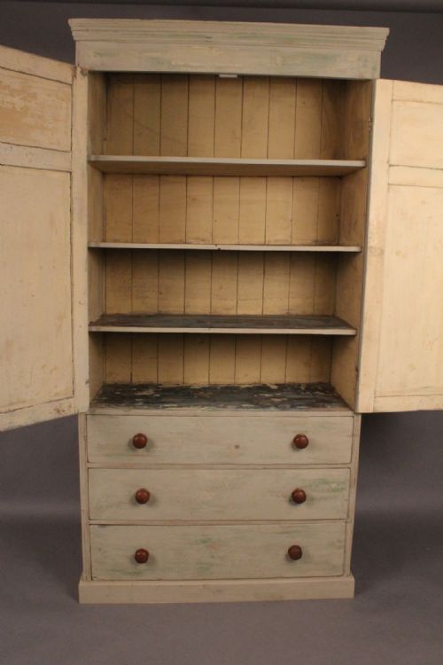 19th Century Pine Housekeepers Cupboard