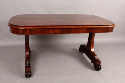 Regency  Mahogany Library Table