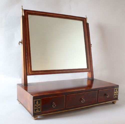 Regency Mahogany Dressing Mirror