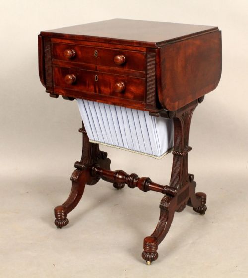 Regency Mahogany Work Table