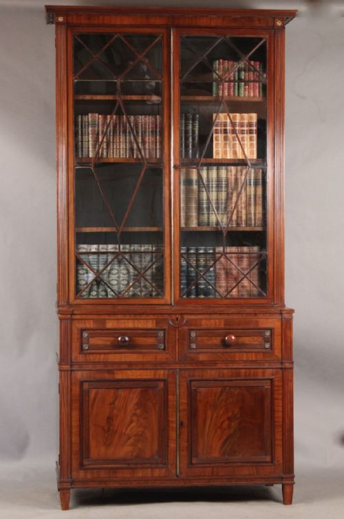 George III Secretaire Bookcase