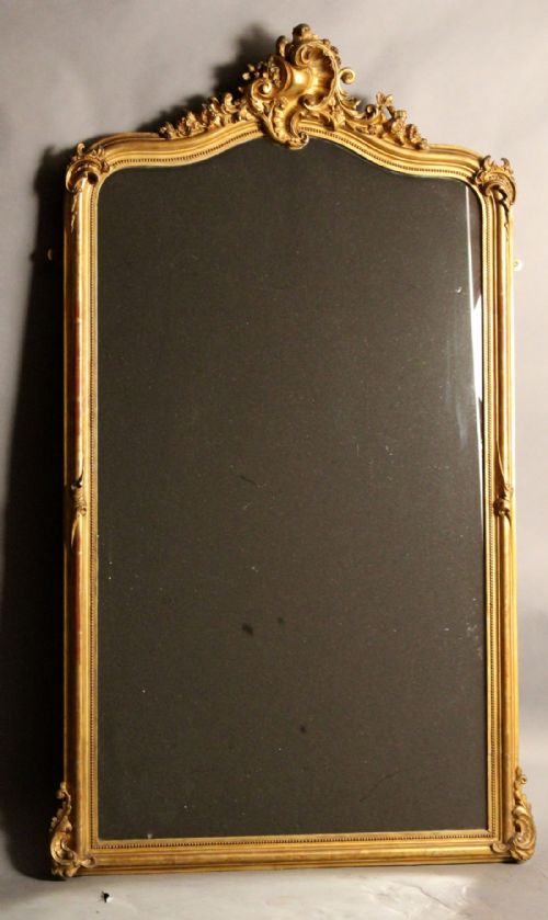 French Nineteenth Century Gilt Mirror