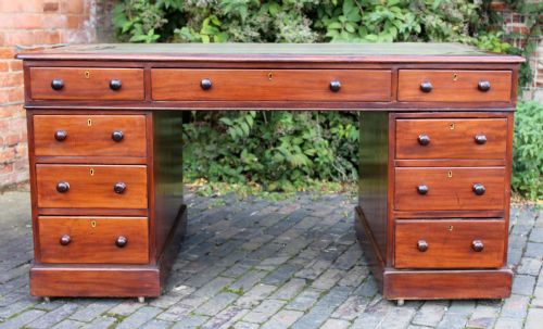 Mahogany Partners' Desk