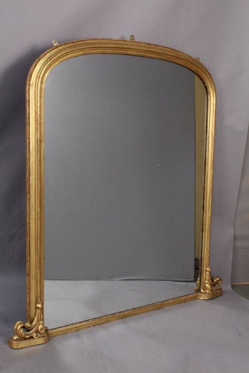 Nineteenth Century Gilt Overmantel Mirror