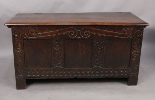 Seventeenth Century Oak Coffer