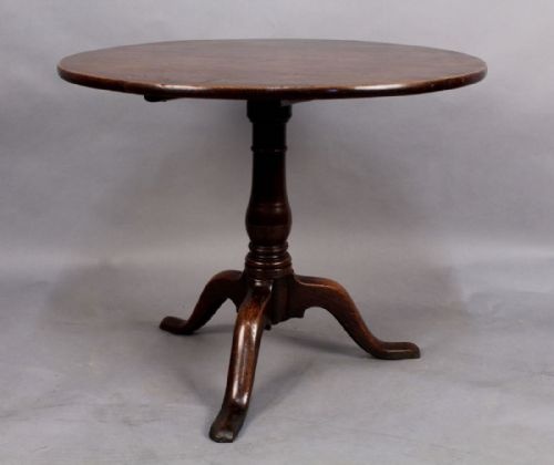 Eighteenth Century Oak Tripod Table