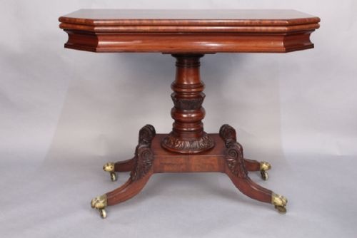 Regency Mahogany Card Table