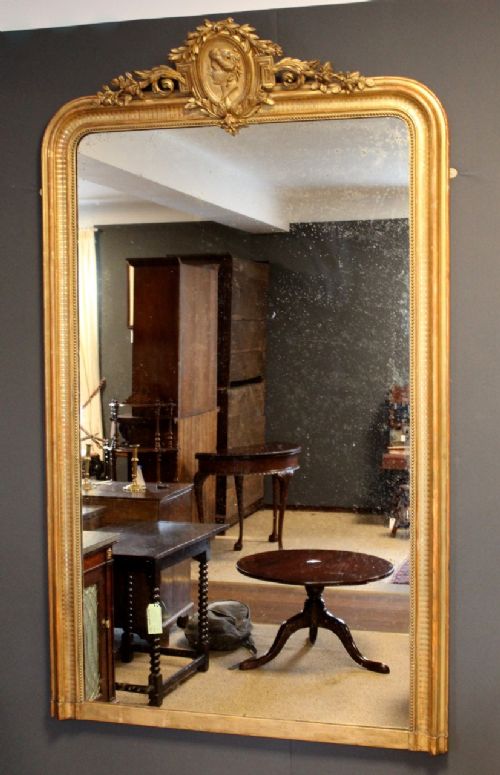 Large Nineteenth Century French Mirror