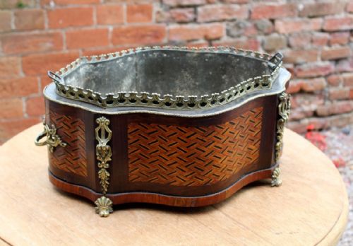 French Nineteenth Century Parquetry Jardiniere
