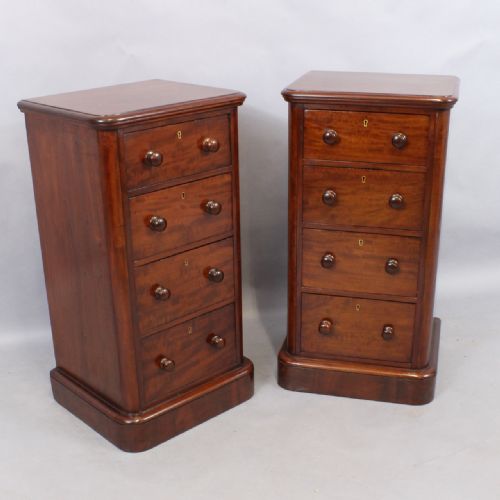 Pair of Small Mahogany Chests