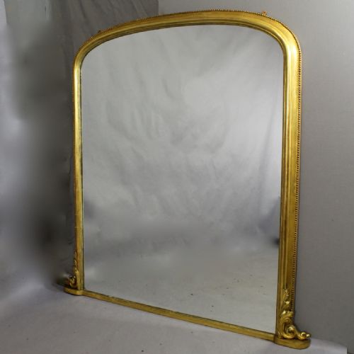 Nineteenth Century Overmantel Mirror