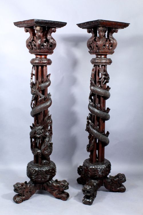 Pair of Nineteenth Century Chinese Stands