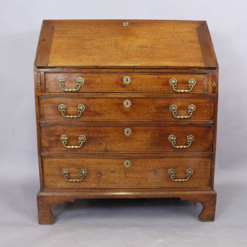 George III Mahogany Bureau