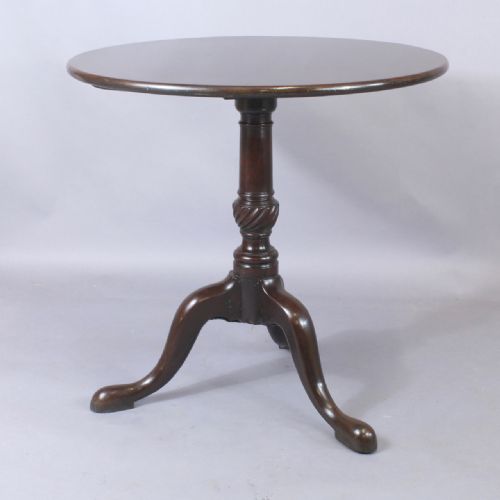 George III Mahogany Tripod Table