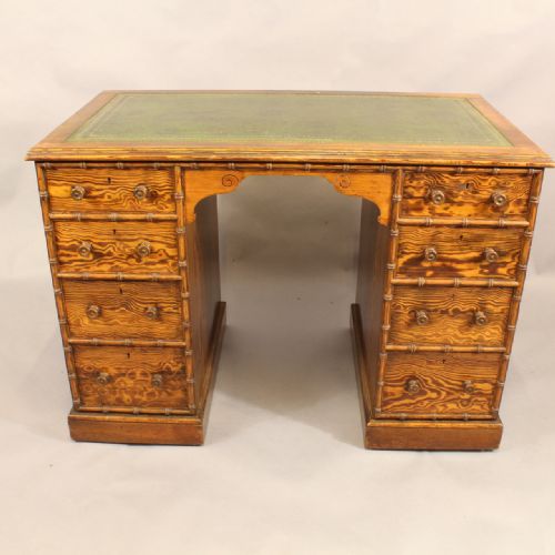 Nineteenth Century Faux Bamboo Desk