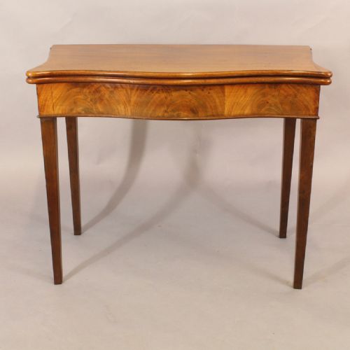 George III Mahogany Tea Table