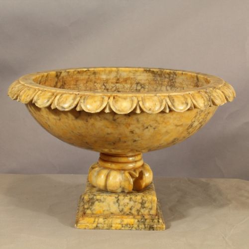 Large Siena Marble Tazza