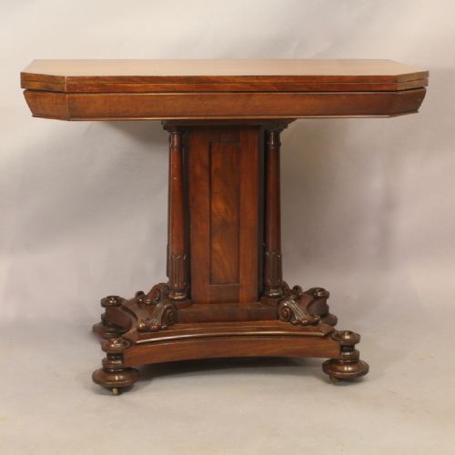 Regency Mahogany Tea Table