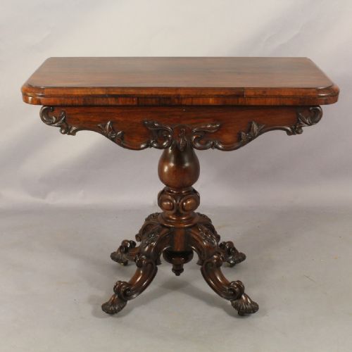 Early Nineteenth Century Rosewood Card Table