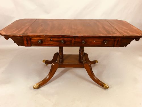 Regency Mahogany Sofa Table