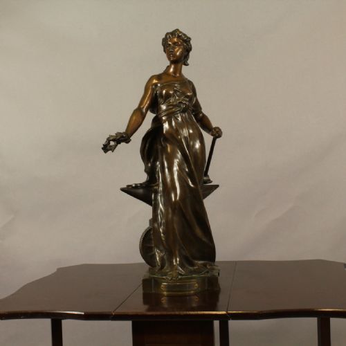 Impressive French Bronze Figure