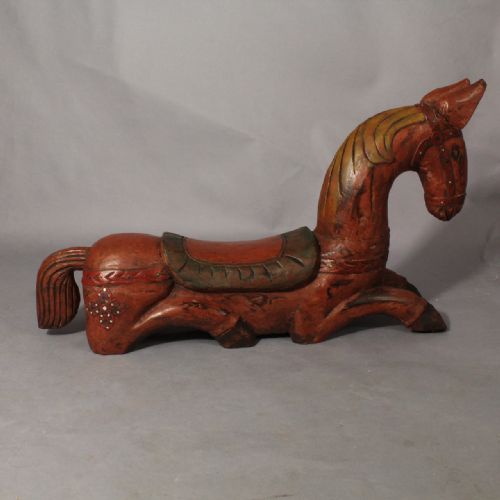 Carved Wood Horse