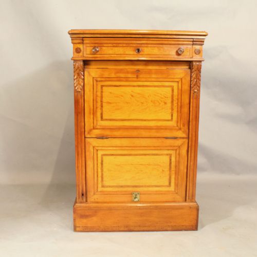 Inlaid Satinwood Music Cabinet