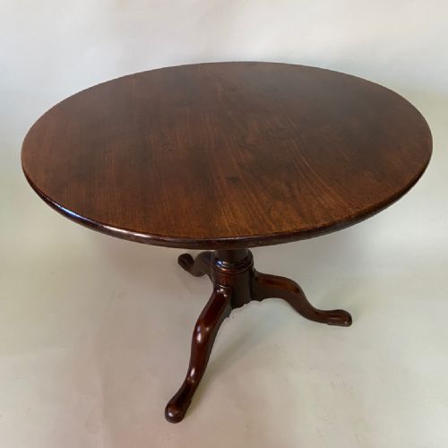 Large George III Mahogany Birdcage Table