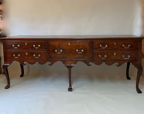 George III Oak Shropshire Dresser Base