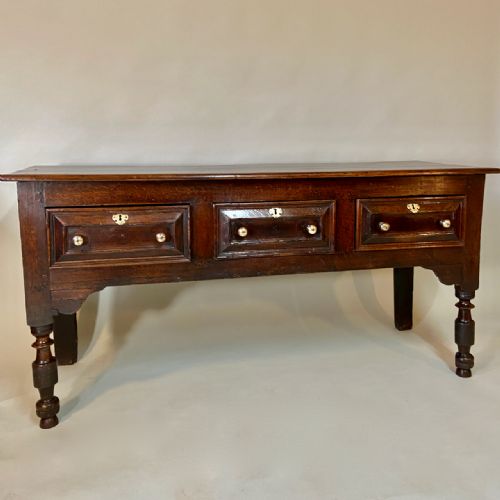 Late Seventeenth Century Oak Low Dresser