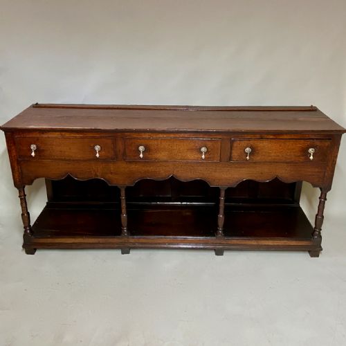 George III Oak Potboard Dresser