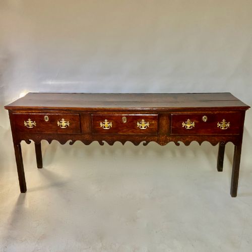 Eighteenth Century Oak Low Dresser.