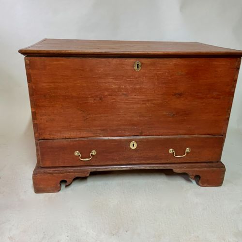 George III Painted Pine Mule Chest