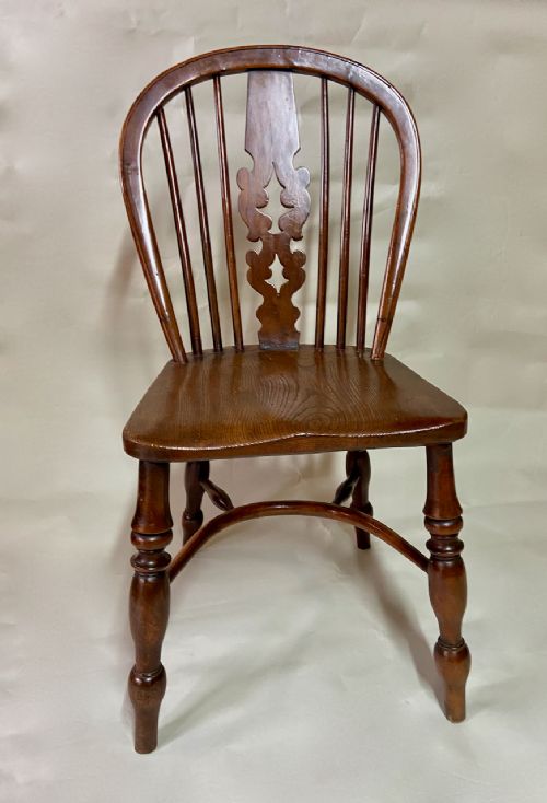 Nineteenth Century Yew Wood Single Windsor Chair