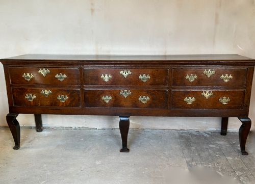 Late Eighteenth Century Oak Dresser Base