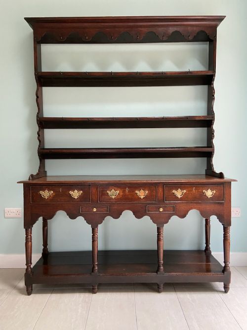 George III Oak Potboard Dresser