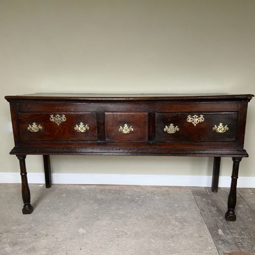 Late Seventeenth Century Oak Low Dresser