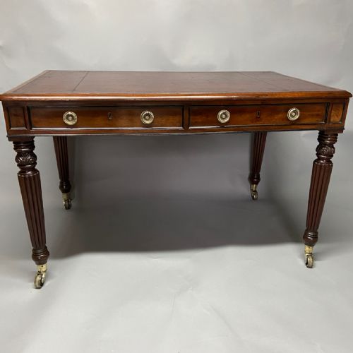 Regency Mahogany Library Table