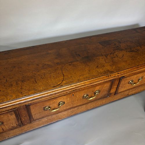 GEORGE III OAK DRESSER - ADDITIONAL PHOTO 9