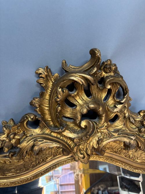 FRENCH NINETEENTH CENTURY GILT MIRROR - ADDITIONAL PHOTO 2