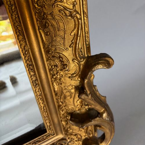 FRENCH NINETEENTH CENTURY GILT MIRROR - ADDITIONAL PHOTO 3