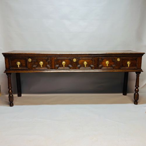 Late Seventeenth Century Oak Low Dresser