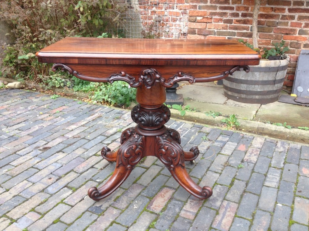 William IV Rosewood Tea Table